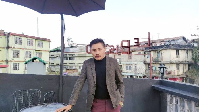 24-year-old Vemele Dawhuo, proprietor of ‘Le Bistro’ in Kohima. (Morung Photo)